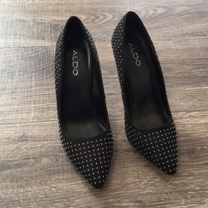 ALDO Suede Studed Heels!
